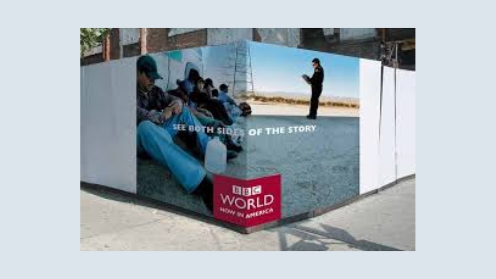 BBC World “See Both Sides of the Story” Billboard Campaign: